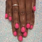 Bright Pink Gelish